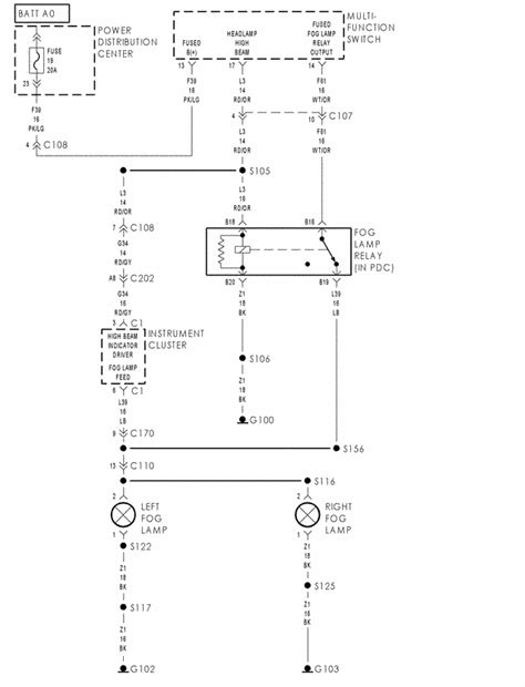 jeep wrangler fog light wiring diagram 